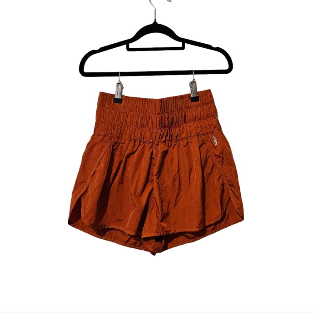 Free People Movement Way Home Shorts in red earth  Size Medium - Picture 2 of 3